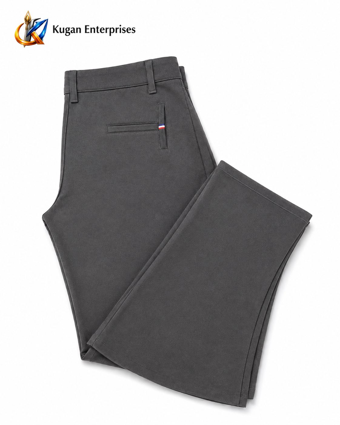 Women’s Dark Grey Barbie Bootcut Formal Pant – Elegant Office & Workwear Trouser