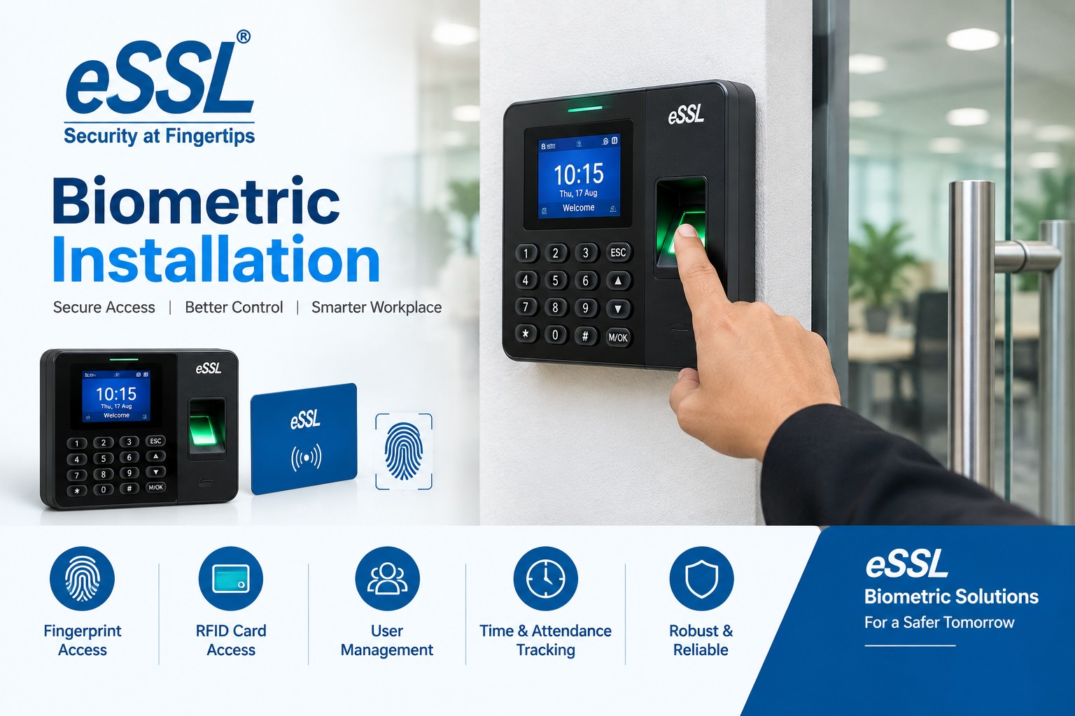 Biometric Attendance Device Installation