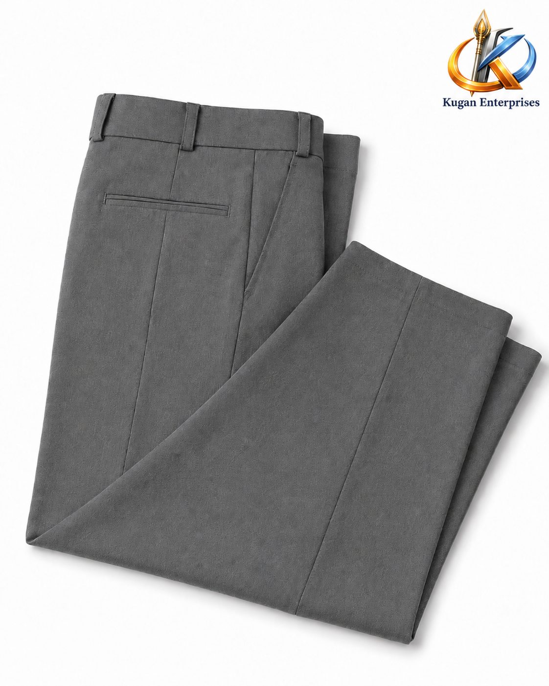 Women’s Grey Barbie Bootcut Formal Pant – Tailored Office Wear Trouser