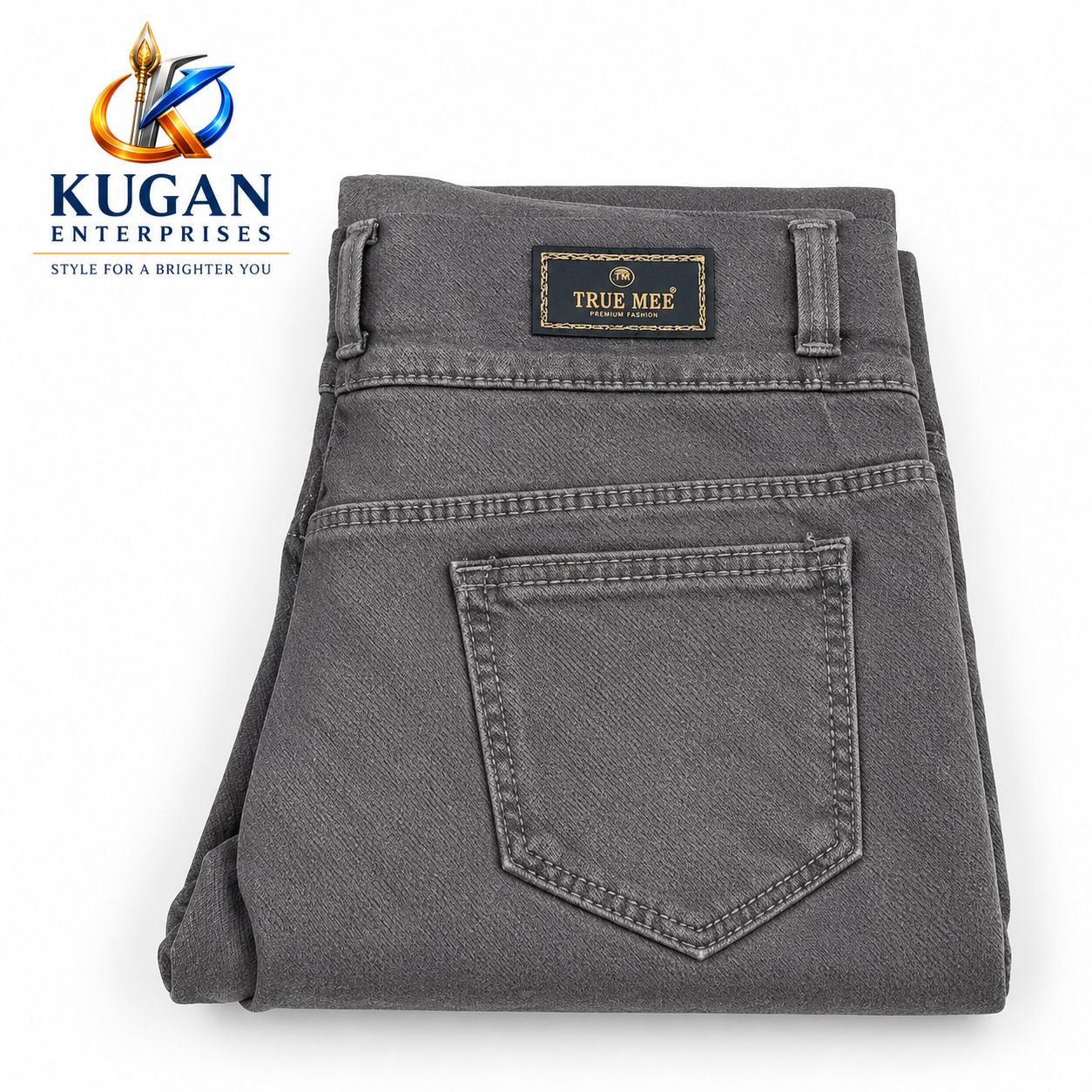 Grey Women’s Straight Fit Denim Jeans